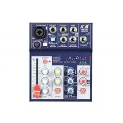 B&G UM-36 Пульт микшерный USB, 2 моно, 1 стерео,  процессор эфектов, 3 Band стерео эквалайзер, питан