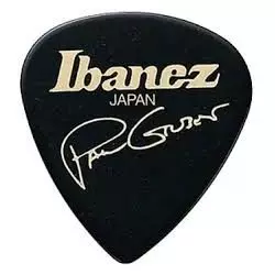IBANEZ 1000PGBK PAUL GILBERT PICK Медиатор средний именной Paul Gilbert, цвет черный, толщина 1 мм