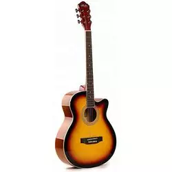 CARAVAN HS-4010 SB Гитара акустическая 40”, с ВЫРЕЗОМ, тип Dreadnought,