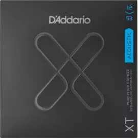 D'ADDARIO XTAPB1253 XT Комплект струн для акустической гитары, фосф.бронза, 12-53, с покрытием