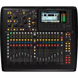 BEHRINGER X32 COMPACT цифровой микшер, 32 вх+8 возвратов, 17 фейдеров, 22 аналоговых вх/14 вых, 8FX, 16MIX, 6MATRIX, 6MUTE, 2xAES50, USB-audio