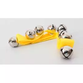 DADI WRB-420 Колокольчики круглые d20мм 4 штуки на ремешке на запястье.