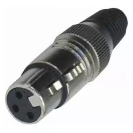 BESPECO XLR3FX Разъем XLR-F кабельный никель 3pin