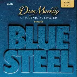 DEAN MARKLEY BLUE STEEL ACOUSTIC 2034 LT  струны для акустической гитары бронза 011-052
