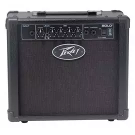 PEAVEY TransTube Solo гитарный комбоусилитель, 15 Вт RMS, 8` динамик Blue Marvel, два канала, переключатель тембра modern/vintage, общий 3-полосный эквалайзер, вход для CD, выход для наушников.