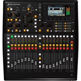 BEHRINGER X32 PRODUCER цифровой микшер, 32 вх+8 возвратов, 17 фейдеров, 22 аналоговых вх/14 вых, 8FX