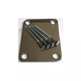 MAXTONE BP-50K/C держатель грифа эл. гитары, 4 шурупа, хром