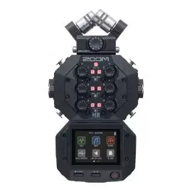 ZOOM H8 Ручной портативный рекордер 12-трековый,с сенсорным интерфейсом управления и поддержкой сменных микрофонных капсюлей.