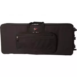 GATOR GK-88-SLIM нейлоновый кейс с жесткой рамкой для клавиш,тонкий, (88кл.), с колесамию.Внутренние размеры: длина: 1372 мм, ширина: 381 мм, высота: 152 мм