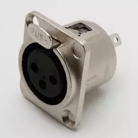 SHNOOR S3FDX Разъем панельный XLR 3p female