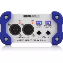 KLARK TEKNIK DN200 V2 DI-BOX двухканальный активный с трансформаторной развязкой