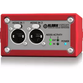 KLARK TEKNIK DN9610 повторитель сигнала 2 x AES50 (Cat-5E/Cat-6) увеличивает длину линии до 200 метров