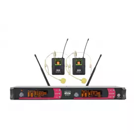 XLINE MD-262A-E Радиосистема двухканальная c двумя поясными передатчиками