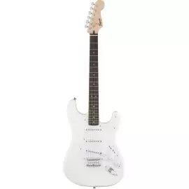 FENDER SQUIER BULLET STRAT HT AWT электрогитара, фикс. бридж, цвет белый