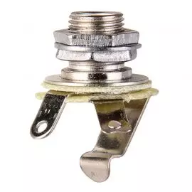 MUSICLILY M532 Выходной разъем электрогитары, моно, хром