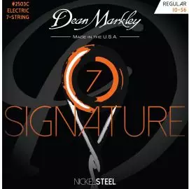DEAN MARKLEY DM2503C Signature Regular Комплект струн для 7-струнной электрогитары, никелированные, 10-56