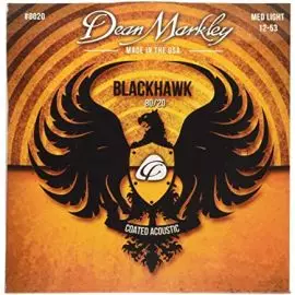 DEAN MARKLEY DM8020 Blackhawk 80/20 Комплект струн для акустической гитары, с покрытием, 12-53