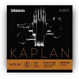 D'ADDARIO KA310-4/4M Kaplan Amo Комплект струн для скрипки размером 4/4, среднее натяжение