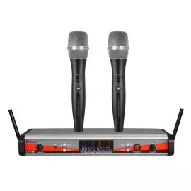 ENBAO EU-2880 UHF Радиосистема 2 микрофона. с защитой от помех, и подключаемая в высоком диапазоне частот