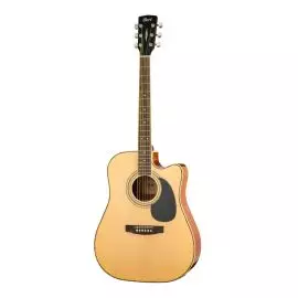CORT AD880CE-NAT Standard Series Электро-акустическая гитара, с вырезом, цвет натуральный