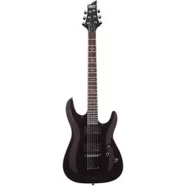 SCHECTER DEMON-6 FR MBK Гитара электрическая, 6 струн, кропус липа, гриф клен, лады 24X Jumbo