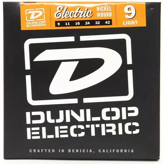 DUNLOP DEN0942 Комплект струн для электрогитары, никелированные, Light, 9-42,Теплые и агрессивные средние частоты.Отличная динамика.Мягкие ощущения.Сбалансированный отклик.