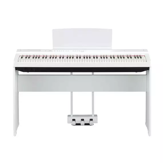YAMAHA P-125aWH Цифровое пианино, со стойкой и педалью, белое (3 коробки)