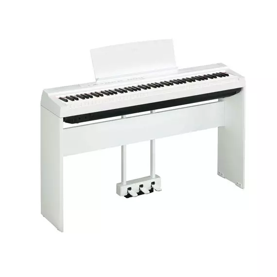YAMAHA P-125aWH Цифровое пианино, со стойкой и педалью, белое (3 коробки)