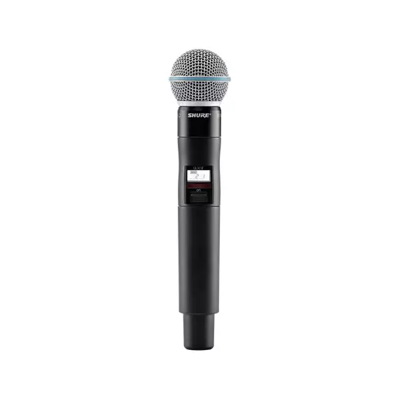 SHURE QLXD2/B58 G51 Ручной передатчик с капсюлем Beta 58, динамический суперкардиоидный, 470-534 МГц