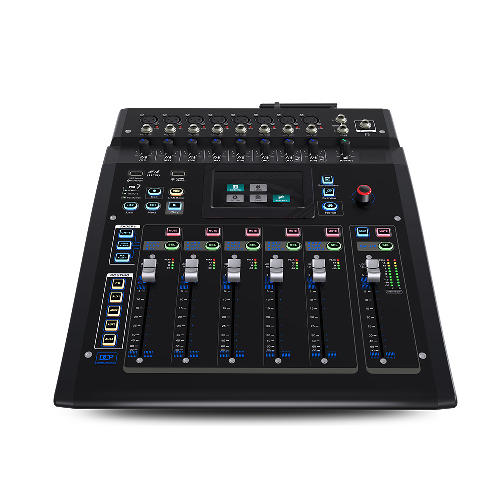 SVS Audiotechnik mixers DMF-12 Цифровой микшерный пульт. моторизированный  фейдер 100 мм