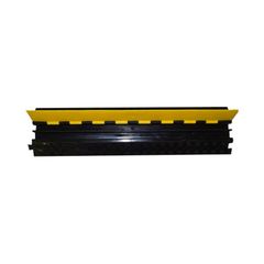 Cable Hose Protector C2P5B-1000 Защитный порог для кабеля, 2 канала (32x32мм), длина: - 1000 мм, ширина - 250 мм, высота - 50 мм, вес - 6.5 кг, максимальная нагрузка - 40 тонн.