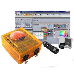 SUNLITE SUITE2-FC - Мини USB/DMX-интерф, 3 DMXIn/Out+4 комп разъём (CDrom), XP/Vista/Seven)
