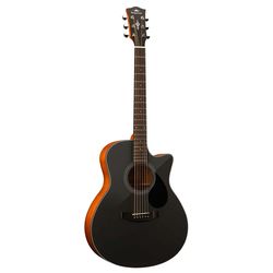 KEPMA EAC Black Акустическая гитара, цвет черный глянцевый, форма - гранд-аудиториум