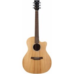 ADLER GC10-SM Акустическая гитара, гранд аудиториум с вырезом, верхняя дека массив ситхинской ели