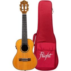 FLIGHT DIANA CE SOUNDWAVE Укулеле концерт трансакустика, со встроенными эффектами, SOLID TOP кедр, о