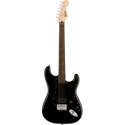 FENDER SQUIER Sonic Stratocaster HT H, Laurel Fingerboard, Black Pickguard, Black Электрогитара