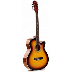 CARAVAN HS-4010 SB Гитара акустическая 40”, с ВЫРЕЗОМ, тип Dreadnought, верхняя дека липа, нижняя де