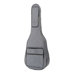 LUTNER MLDG-33 Чехол для акустической гитары утепленный, серый/чёрный