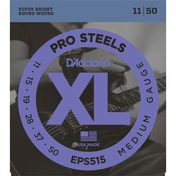 D'ADDARIO EPS515 ProSteels Комплект струн для электрогитары, Medium, 11-50