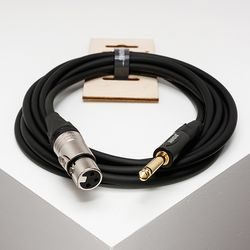 SHNOOR IC124-XFJM-1,5m Кабель инструментальный, XLRF-6.35мм моно, 1.5м