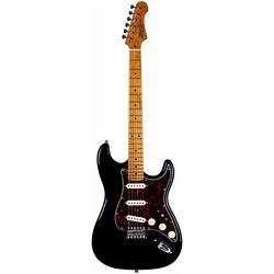 JET JS-300 BK электрогитара, Stratocaster, корпус тополь запеченный, 22 лада, SSS, tremolo, цвет BK