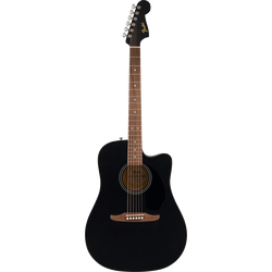 FENDER CA DEBUT REDONDO BLK акустическая гитара, цвет черный,