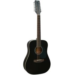 MARTINEZ W1212 BK Акустическая 12-струнная гитара, черная