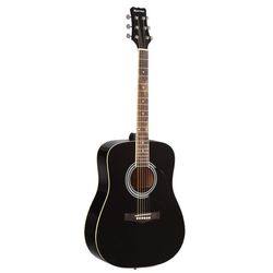 MARTINEZ FAW702 BK Акустическая гитара "вестерн" Гриф: красное дерево, накладка палисандр.Цвет: Черн