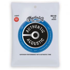 MARTIN MA140 AUTHENTIC НАБОР 6 СТРУН для гитары Акустик, Бронза, 012-054