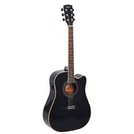 CORT AD880CE-BK Standard Series Электро-акустическая гитара, с вырезом, черная