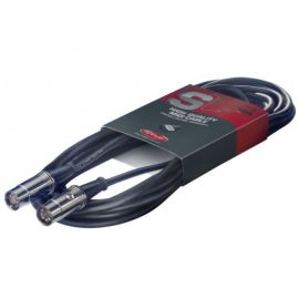 STAGG SMD3 высококачественный МIDI-кабель. m. DIN plug / m. DIN plug-Metal. Длина: 3 м. Цвет: черн