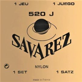 SAVAREZ 520 J Комплект струн для классической гитары сильного натяжения (29-33-41-29-35-44). Первые струны - нейлон, басовые - серебряная обмотка