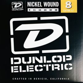 DUNLOP DEN0838 Комплект струн для электрогитары, никелированные, Extra light