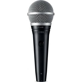 SHURE PG48-XLR кардиоидный вокальный микрофон c выключателем, с кабелем XLR -XLR